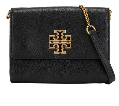 Britten Crossbody, &pound;220, Handbags, Black, Leather, Front view